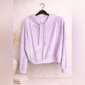 Victoria's Secret Light Purple Velour Hoodie